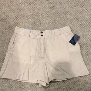 NEW Crown & Ivy Women’s Linen Shorts 14